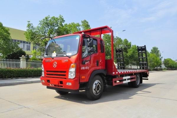 這款國六挖機(jī)平板運(yùn)輸車很火，關(guān)注沒？