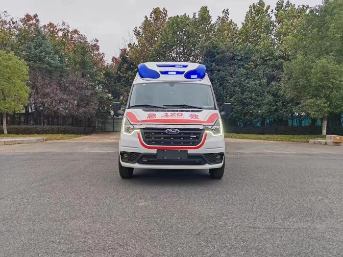 新款福特新世代全順長軸V348柴油高頂重癥監(jiān)護型救護車！