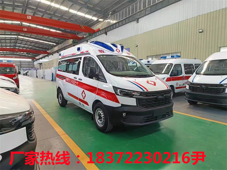 福特新全順V362監(jiān)護型藍(lán)牌救護車！